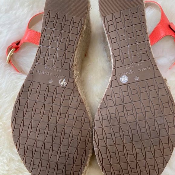 ❣️HP❣️Kate Spade ankle strap platform sandal, 8m - Picture 9 of 9